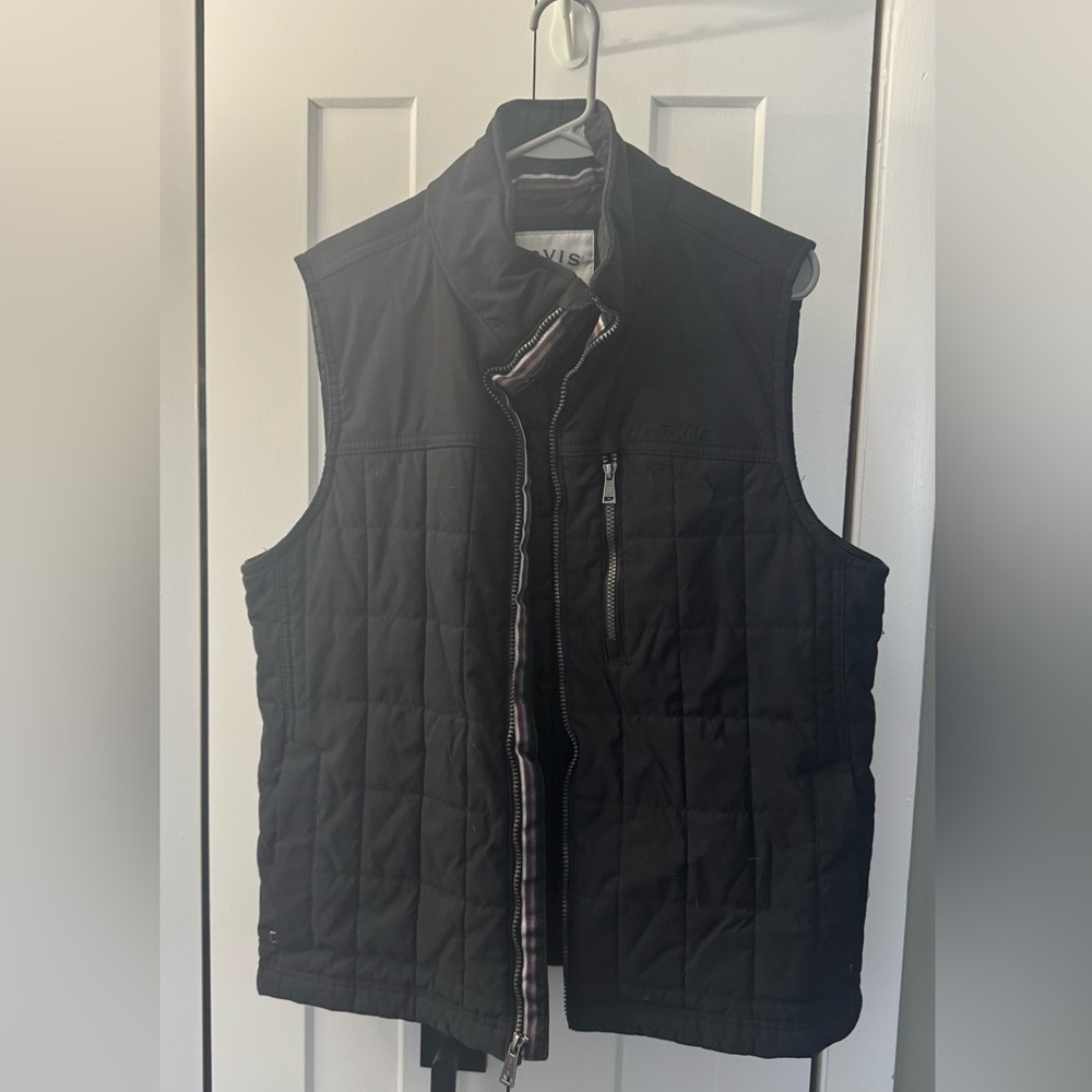 Orvis Black Quilted Puffer Vest